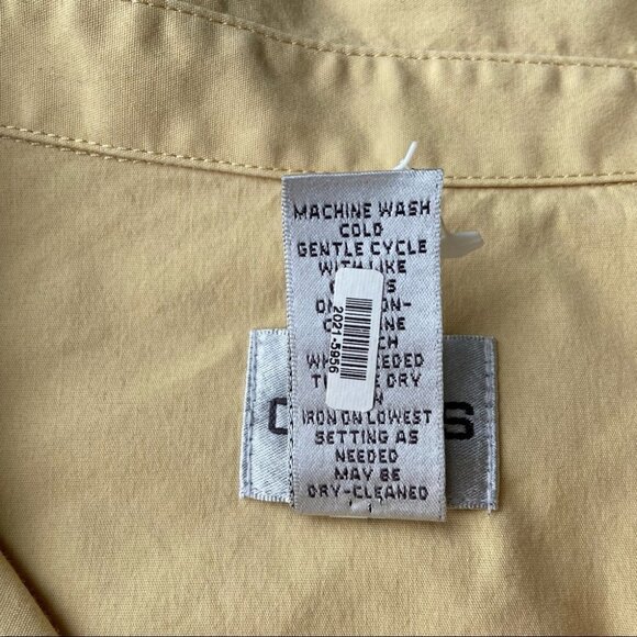 Chico’s Relaxed Fit Cotton Bell Sleeve Tunic Blouse - Picture 14 of 14